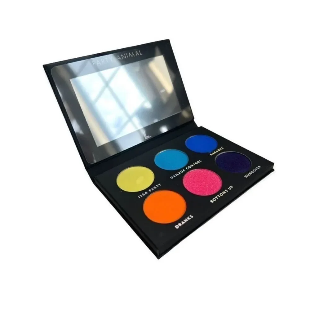 Brand New Laura Lee Los Angeles Party Animal Pressed Pigment Eyeshadow Pallet
